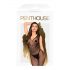 Penthouse Wild Catch - mouwloze zwarte fishnet catsuit