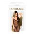 Penthouse Love on Fire - glanzend doorschijnende bodysuit met string (zwart)