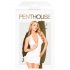 Penthouse Earth-shaker - Halterjurk en string (wit) - M/L