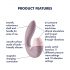 Satisfyer Supernova - Oplaadbare 2-in-1 luchtdrukvibrator (roze)