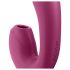 Satisfyer Sunray - oplaadbare 2in1 luchtdrukvibrator (rood)