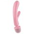 Satisfyer Triple Lover - G-spot & massager vibrator (roze)