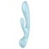 Satisfyer Triple Oh - oplaadbare clitorisstimulator met arm (blauw)