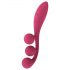 Satisfyer Tri Ball 1 - multifunctionele oplaadbare vibrator (rood)