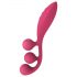 Satisfyer Tri Ball 1 - multifunctionele oplaadbare vibrator (rood)