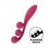 Satisfyer Tri Ball 1 - multifunctionele oplaadbare vibrator (rood)