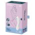 Satisfyer Curvy Trinity 5+ - slimme 2in1 vibrator (wit)