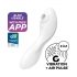 Satisfyer Curvy Trinity 5+ - slimme 2in1 vibrator (wit)