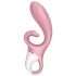 Satisfyer Hug Me - slimme roze clitorisstimulator met arm