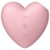 Satisfyer Cutie Heart - oplaadbare luchtgolven clitorisstimulator (roze)