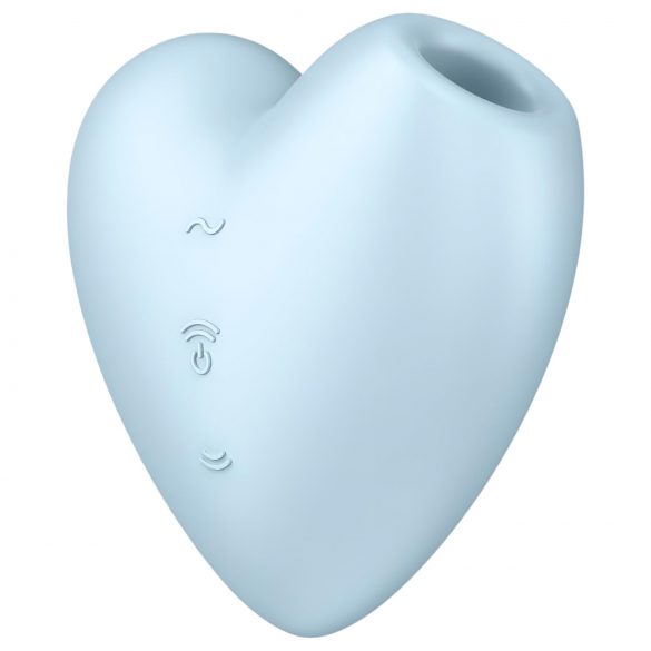 Satisfyer Cutie Heart - Oplaadbare luchtpuls clitorisstimulator (blauw)