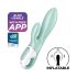 Satisfyer Air Pump Bunny 5 - slimme opblaasbare vibrator (mint)