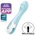 Satisfyer Air Pump Vibrator 5 - slimme pomp-vibrator (blauw)