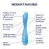 Satisfyer G-Spot Flex 4 - slimme G-spot vibrator (turquoise)