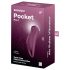 Satisfyer Pocket Pro 1 - oplaadbaar luchtgolven clitoris stimulator (paars)