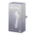 Satisfyer Dazzling Crystal 1 - Dubbelzijdige glazen dildo (transparant)