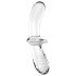 Satisfyer Double Crystal - Transparante duale glasdildo