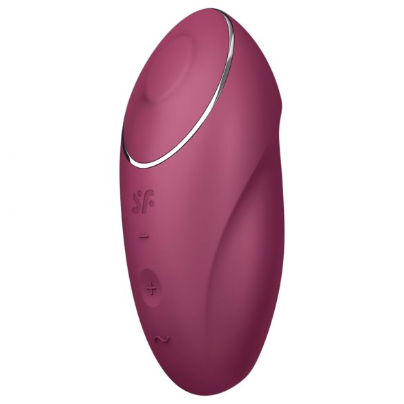 Satisfyer Tap & Climax 1 - 2in1 vibrator en clit stimulator (rood)