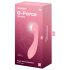 Satisfyer G-Force - oplaadbare, waterdichte G-spot vibrator (pink)