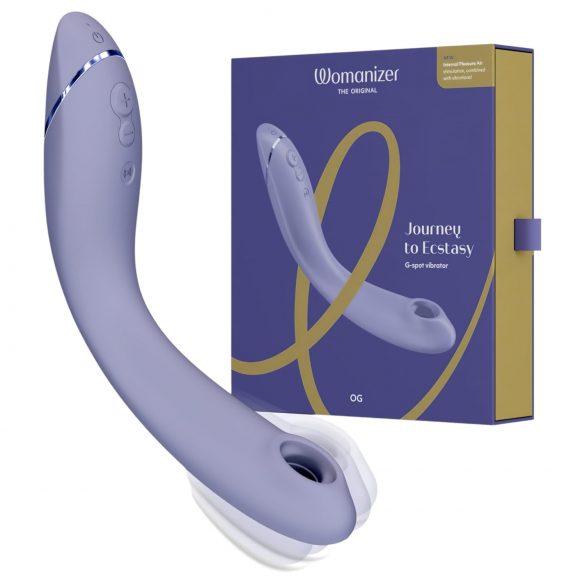 Womanizer OG - Oplaadbare luchtgolf G-spot vibrator 2in1 (paars)