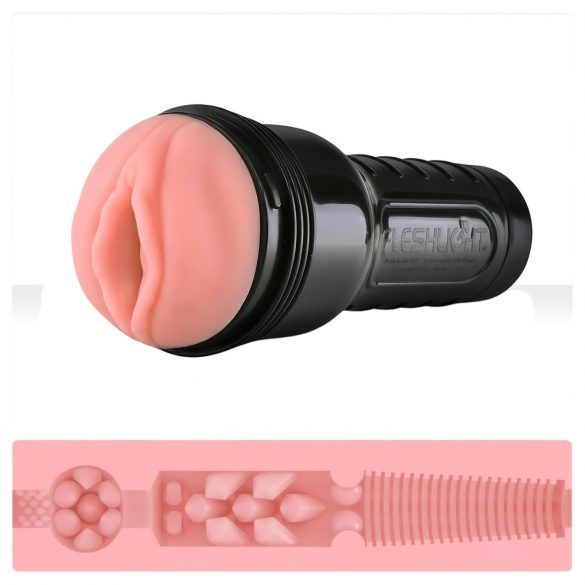 Fleshlight Pink Lady Destroya - levensechte vagina in etui (natuurlijk)