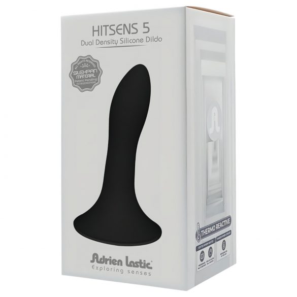 Adrien Lastic Hitsens 5 - Thermo Reactieve anaal dildo (zwart)