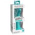 Dillio Curious Five - siliconen dildo (15cm) - turquoise