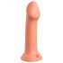 Dillio Big Hero - siliconen dildo met zuignap (17cm) - oranje