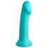 Dillio Big Hero - zuignap dildo (17 cm) - turkoois