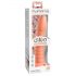 Dillio Wild Thing - geribbeld dildo (19cm) - oranje