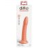 Dillio Wild Thing - geribbeld dildo (19cm) - oranje