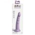 Dillio Slim Seven - Zuignap Stimulerende Dildo (20cm) - Paars