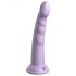 Dillio Slim Seven - Zuignap Stimulerende Dildo (20cm) - Paars