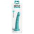 Dillio Slim Seven - Stimulerende Dildo met Zuignap (20cm) - Turkoois