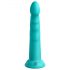 Dillio Slim Seven - Stimulerende Dildo met Zuignap (20cm) - Turkoois