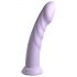 Dillio Super Eight - zuignap siliconen dildo (21cm) - paars