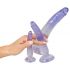 Crystal Clear - anale trainer dildo set - 3 stuks (transparant blauw)