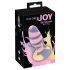 You2Toys - Siliconen anale plug (kleurrijk)