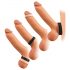 You2Toys 4in1 - penis en balzak ring set - 2 delig (natuurlijk-zwart)