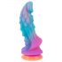 Beasty Cocks - buitenaardse silicone dildo (blauw-oranje)