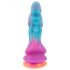 Beasty Cocks - buitenaardse silicone dildo (blauw-oranje)