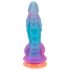 Beasty Cocks - buitenaardse silicone dildo (blauw-oranje)