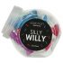 Silly Willy - siliconen dildo met zuignap - 12 stuks (kleurrijk)