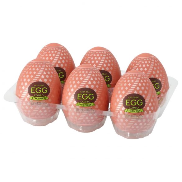 TENGA Egg Combo Stronger - set van 6 masturbatie-eieren