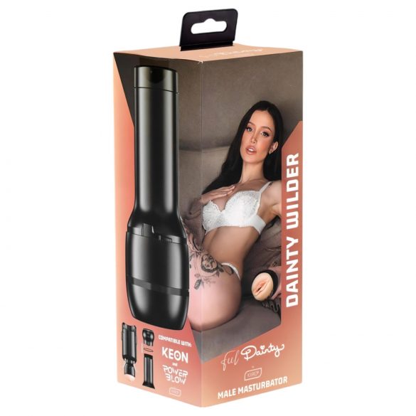 Kiiroo Dainty Wilder - natuurlook kunstvagina, PowerBlow compatibel