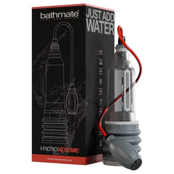 Bathmate HydroXtreme8 - krachtige hydro pomp (doorzichtig)