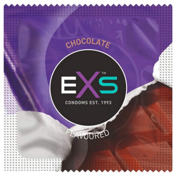 EXS Hot Chocolate - Chocolade-smak condooms zwart (100 stuks)