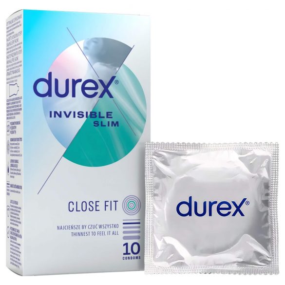 Durex Invisible Slim - ultra dunne condooms (10 stuks)