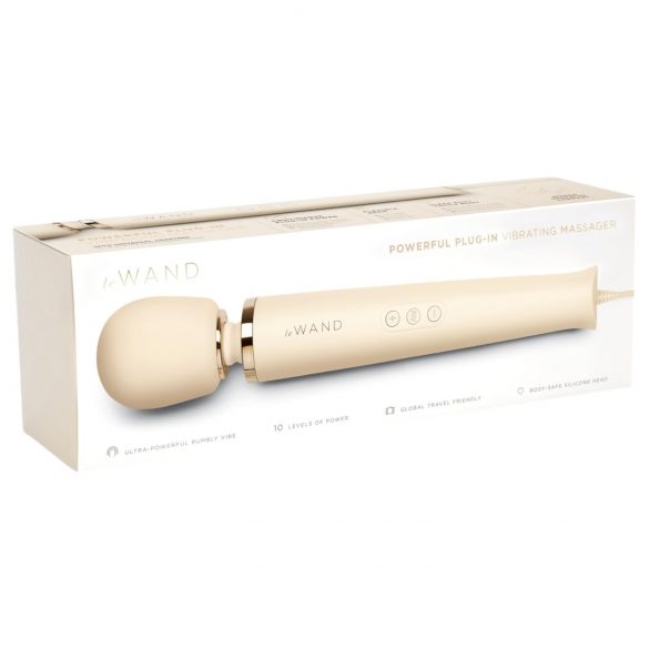 le Wand - exclusieve, krachtige massagevibrator (beige)