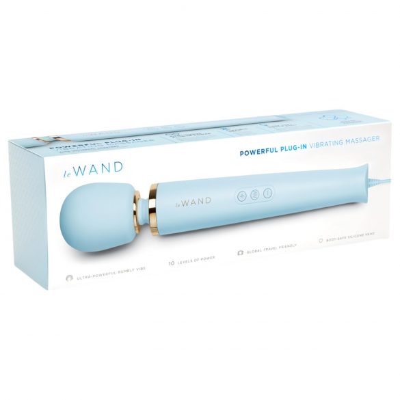 le Wand - luxe, krachtige massager vibrator (blauw)